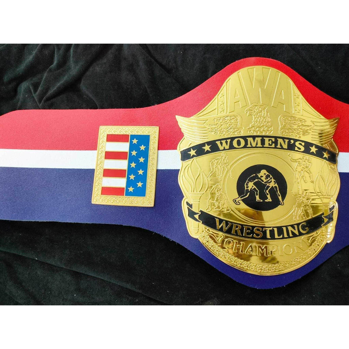 AWA Women's World Heavyweight Wrestling Championship Inspired Brass Belt - photo 4 of 7 | Brex International