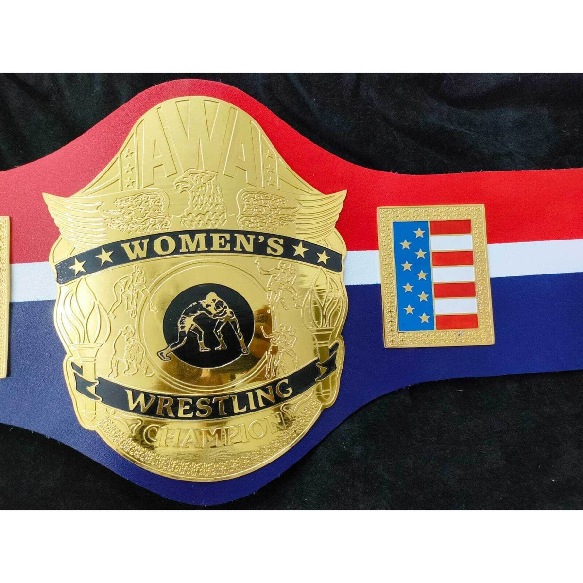 AWA Women's World Heavyweight Wrestling Championship Inspired Brass Belt - photo 6 of 7 | Brex International