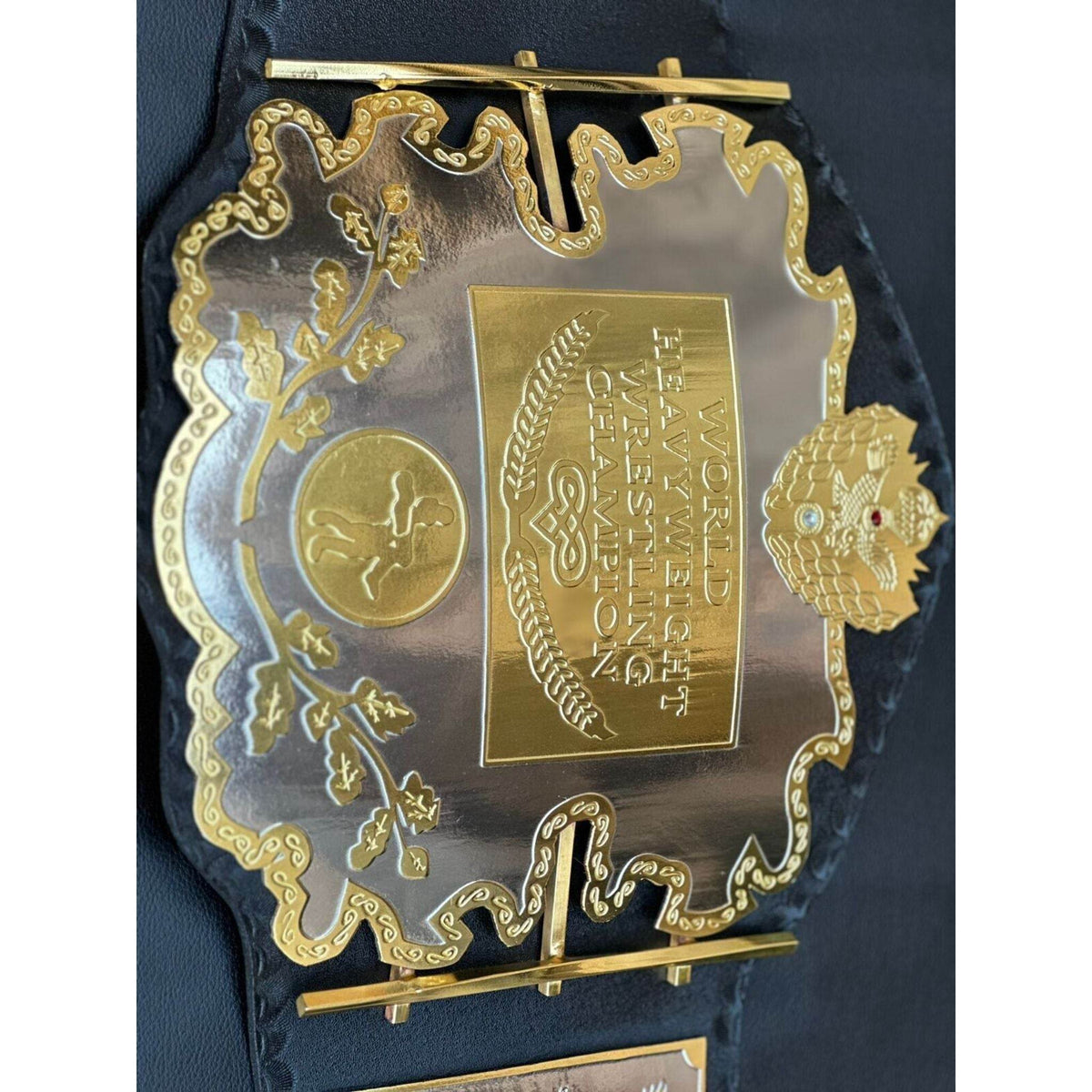 AWA World Heavyweight Championship Inspired Brass Plate Title Belt - photo 4 of 12 | Brex International