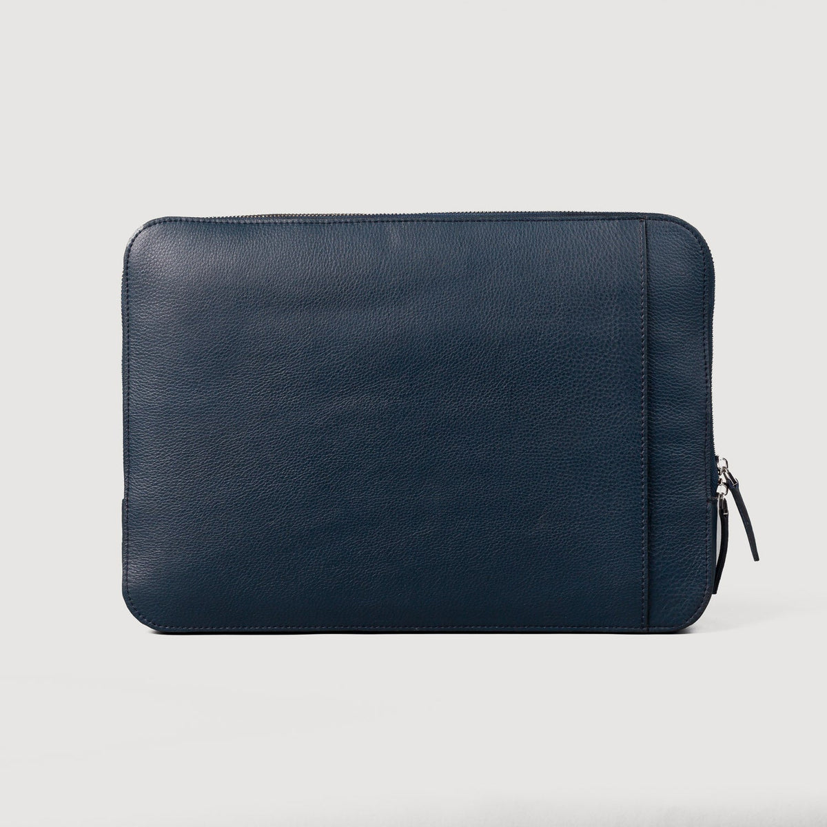 Brex Baxter Midnight Blue Leather Laptop Sleeve - midnight blue leather laptop sleeve, view 1
