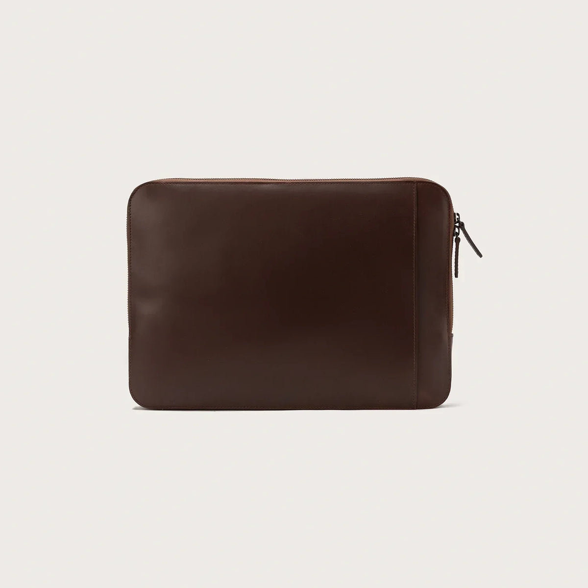 Brex Baxter Vintage Brown Leather Laptop Sleeve - brown vintage leather laptop sleeve, view 1
