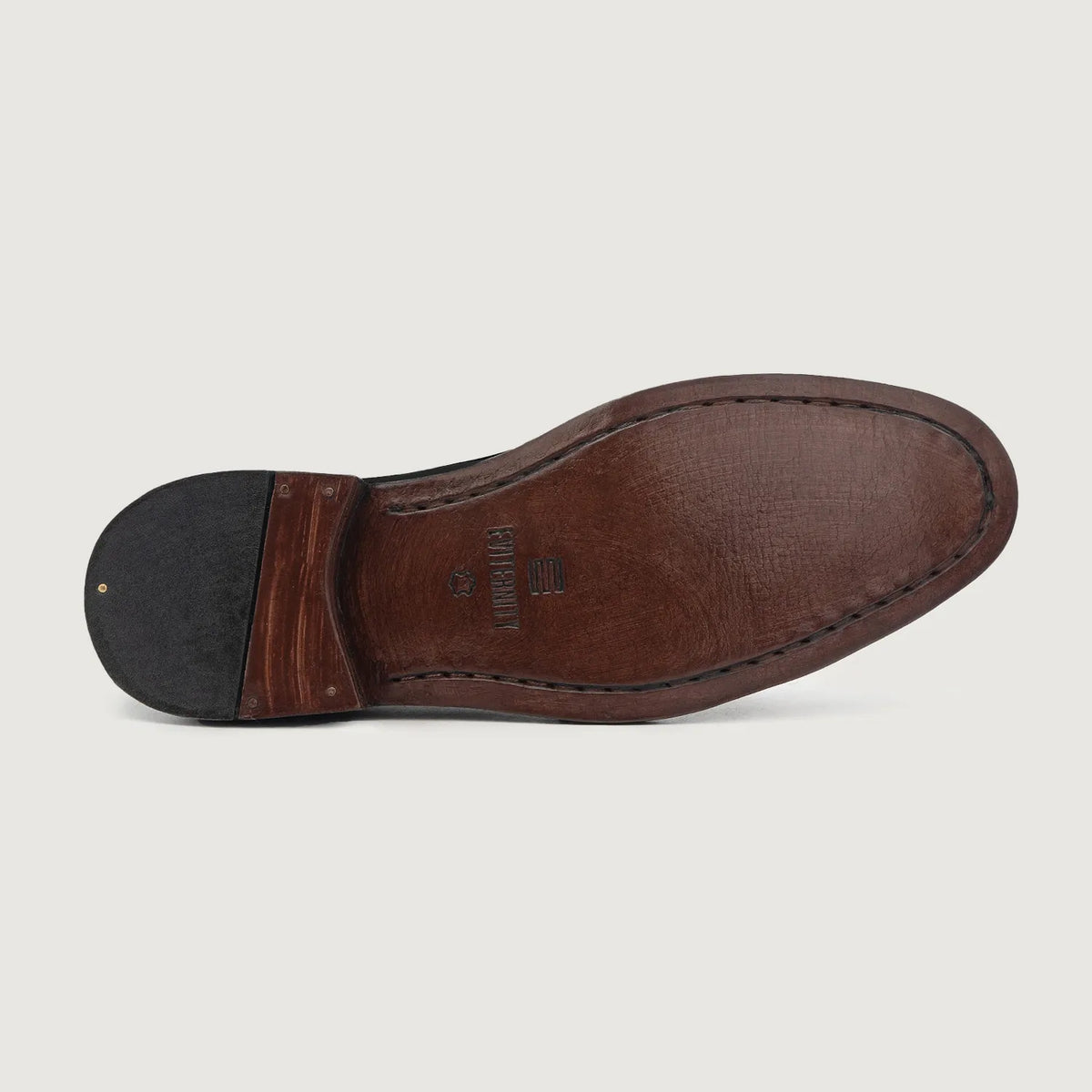 Baxton Black Leather Loafers - men's loafers in black genuine leather, view 6