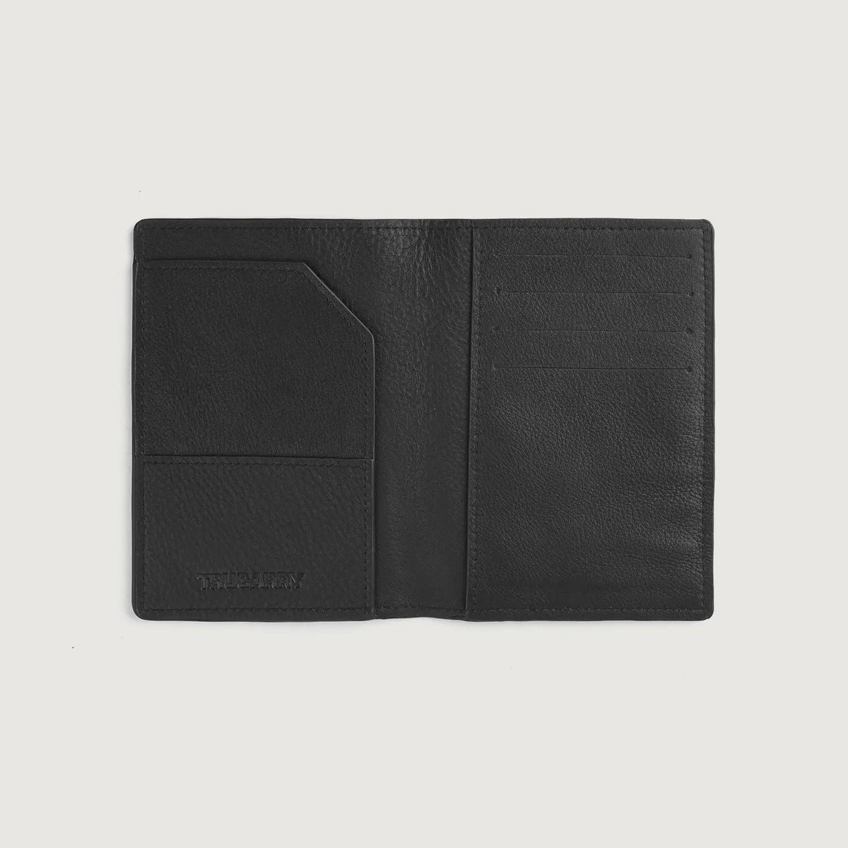Brex Bernardi Black Leather Travel Wallet - black travel leather wallet, view 4