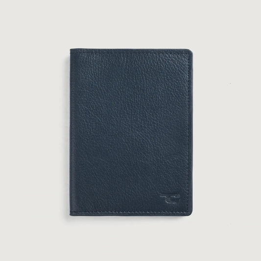 Brex Bernardi Blue Leather Travel Wallet - blue travel leather wallet, view 1