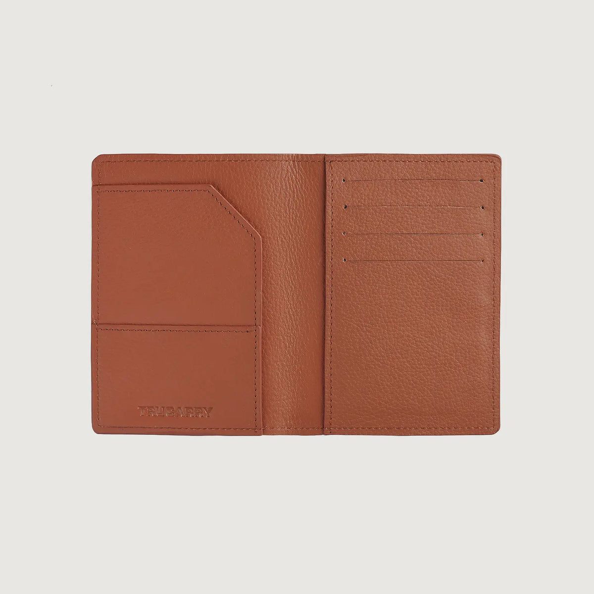 Brex Bernardi Brown Leather Travel Wallet - brown travel leather wallet, view 4