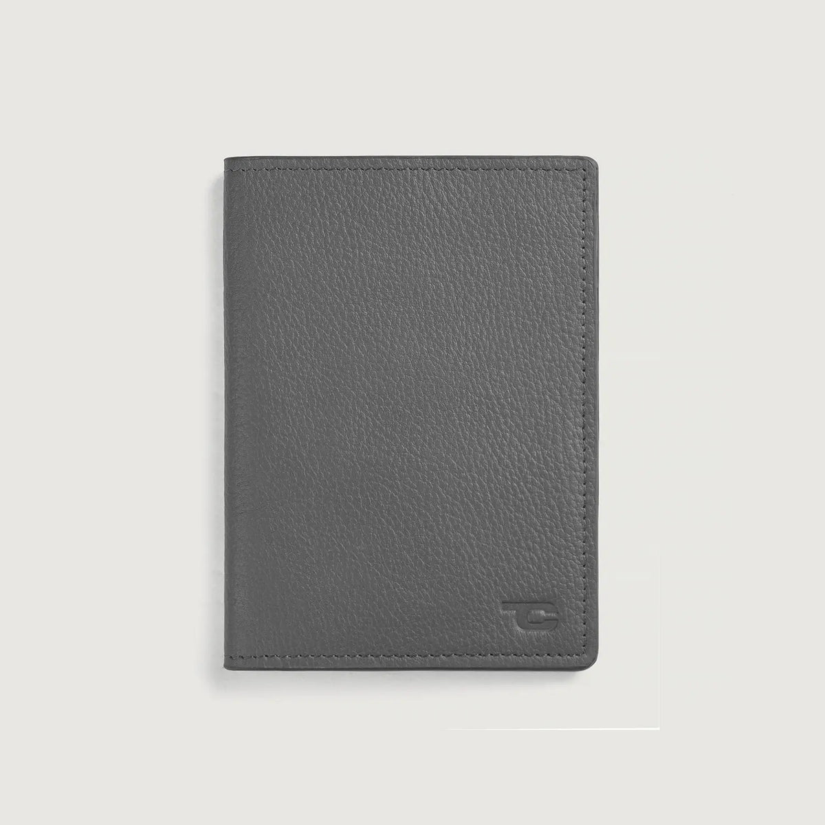 Brex Bernardi Grey Leather Travel Wallet - grey travel leather wallet, view 1