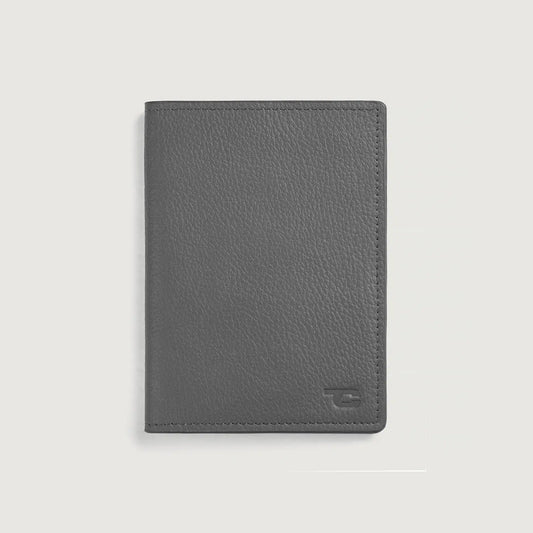 Brex Bernardi Grey Leather Travel Wallet - grey travel leather wallet, view 1