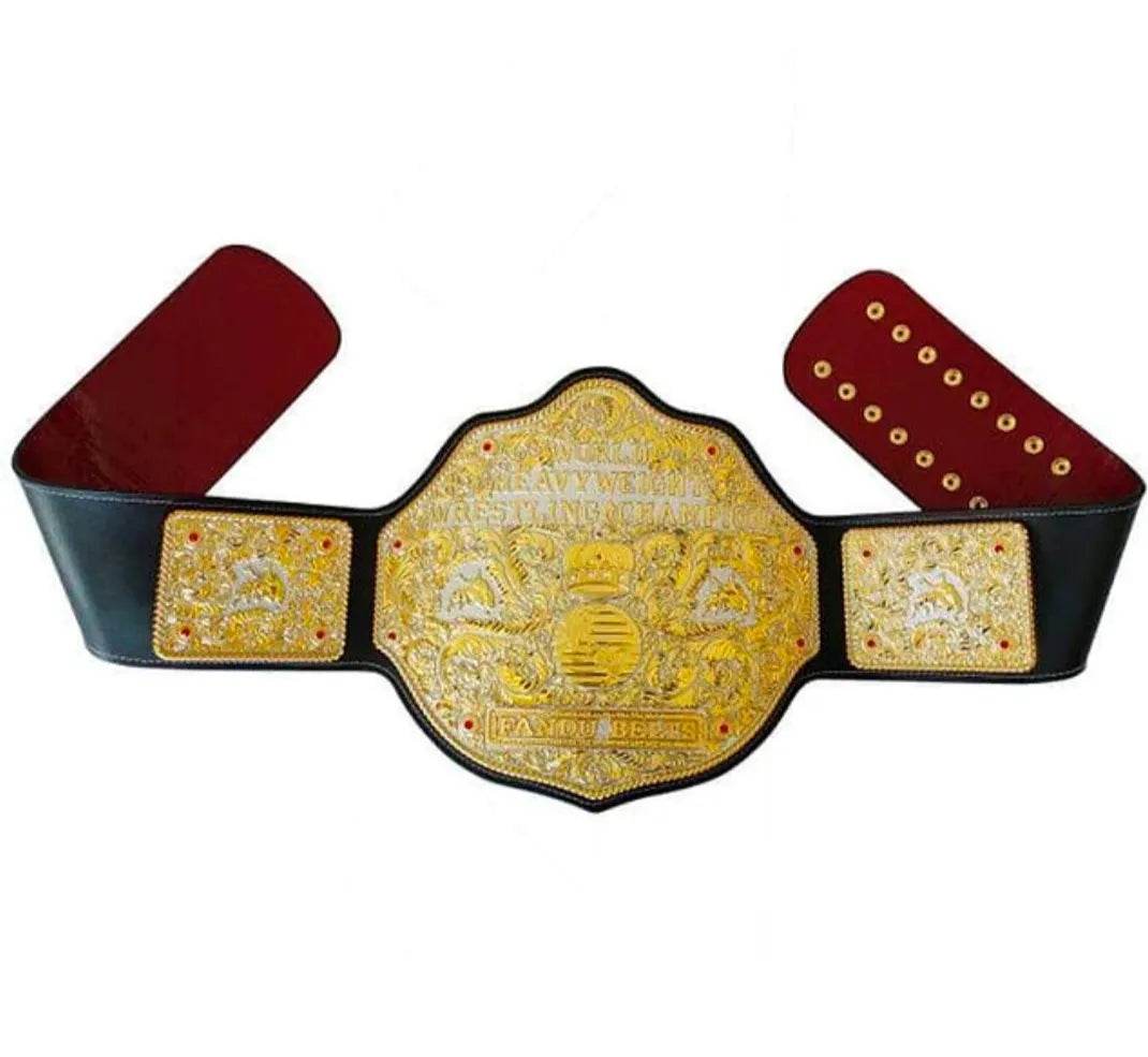 Big Gold World Die Cast Dual Plated Heavyweight Championship Inspired Belt - photo 3 of 12 | Brex International
