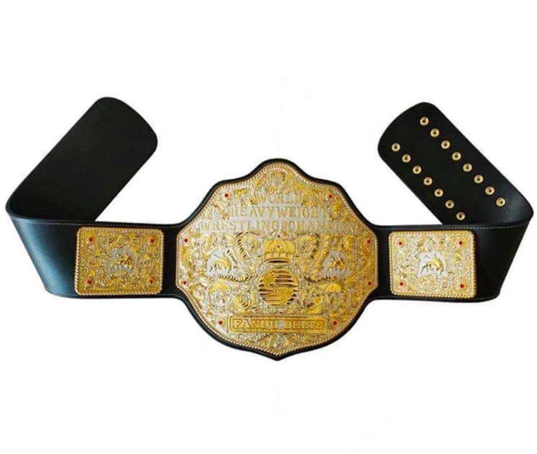 Big Gold World Die Cast Dual Plated Heavyweight Championship Inspired Belt - photo 5 of 12 | Brex International
