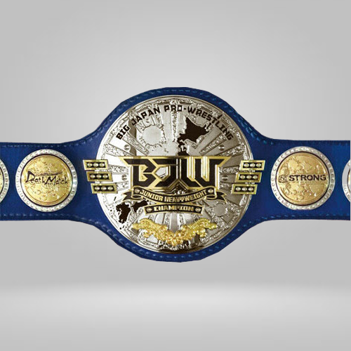 Big Japan Pro BJW Junior Heavyweight Wrestling Champion Inspired Belt Kazuki Hashimoto - photo 1 of 2 | Brex International