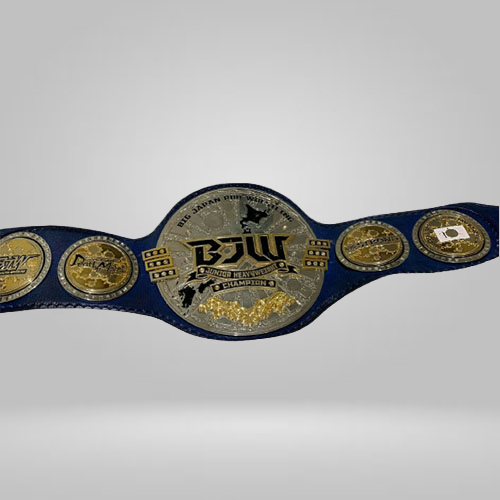 Big Japan Pro BJW Junior Heavyweight Wrestling Champion Inspired Belt Kazuki Hashimoto - photo 2 of 2 | Brex International
