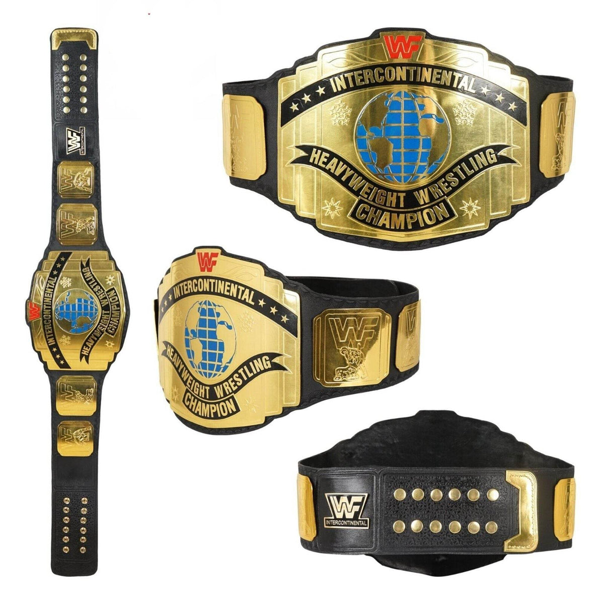 Black WWF Intercontinental Championship Inspired Collectible Title Belt - photo 4 of 5 | Brex International