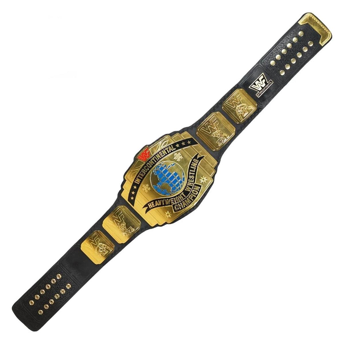 Black WWF Intercontinental Championship Inspired Collectible Title Belt - photo 5 of 5 | Brex International