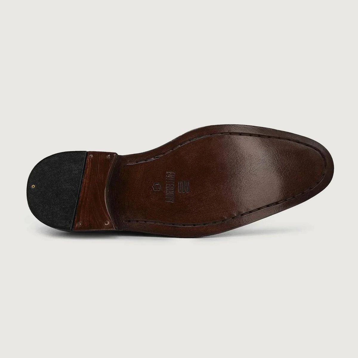 Boston Double Monk Strap Black Leather Shoes - men's shoes in black genuine leather, view 5