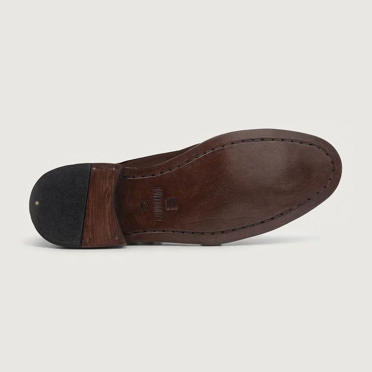 Boston Double Monk Strap Maroon Leather Shoes - men's shoes in maroon genuine leather, view 5