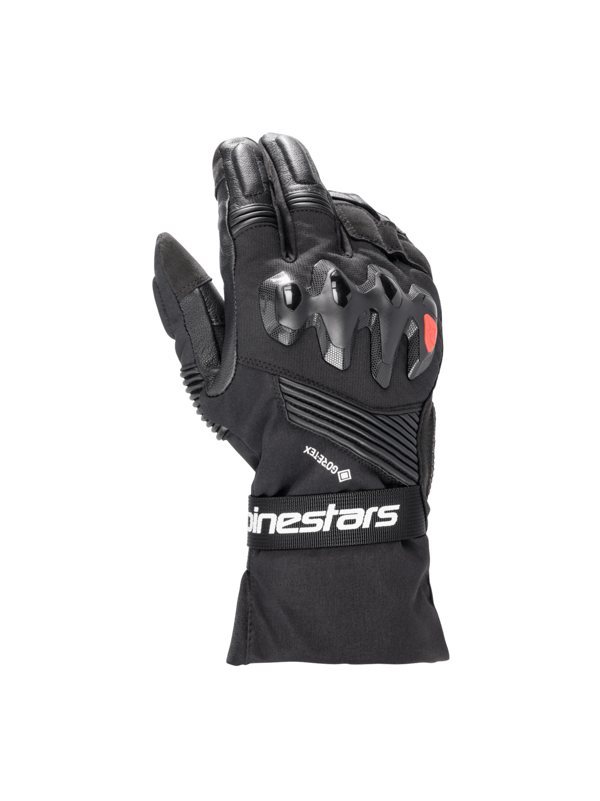 Boulder Gore-Tex Gloves - Black/Black - Alpinestars motorcycle gloves, view 1