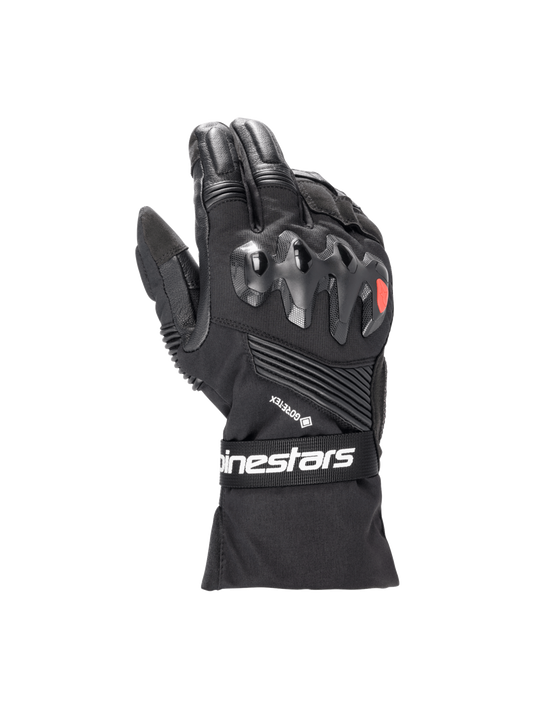 Boulder Gore-Tex Gloves - Black/Black - Alpinestars motorcycle gloves, view 1
