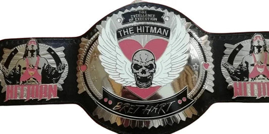 Bret Hart The Hitman Wrestling Championship Inspired Title Belt - photo 1 of 6 | Brex International