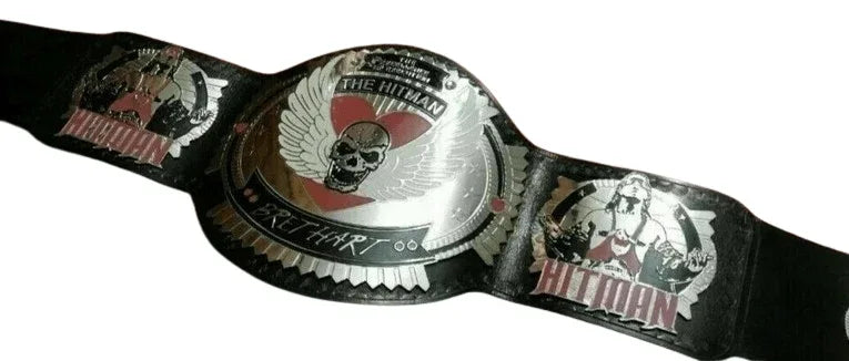 Bret Hart The Hitman Wrestling Championship Inspired Title Belt - photo 2 of 6 | Brex International