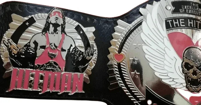 Bret Hart The Hitman Wrestling Championship Inspired Title Belt - photo 3 of 6 | Brex International