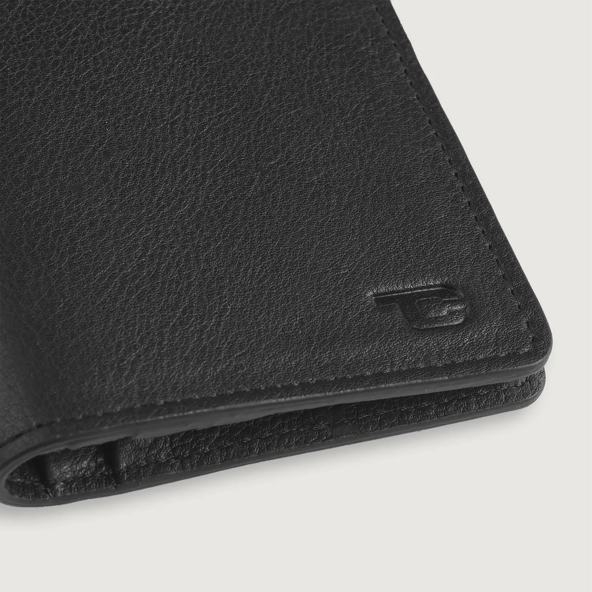 Brex Cameron Black Leather Long Wallet - black long leather wallet, view 6