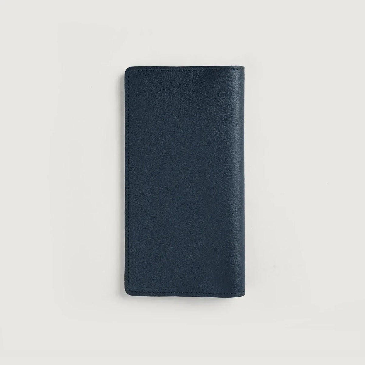 Brex Cameron Blue Leather Long Wallet - blue long leather wallet, view 2