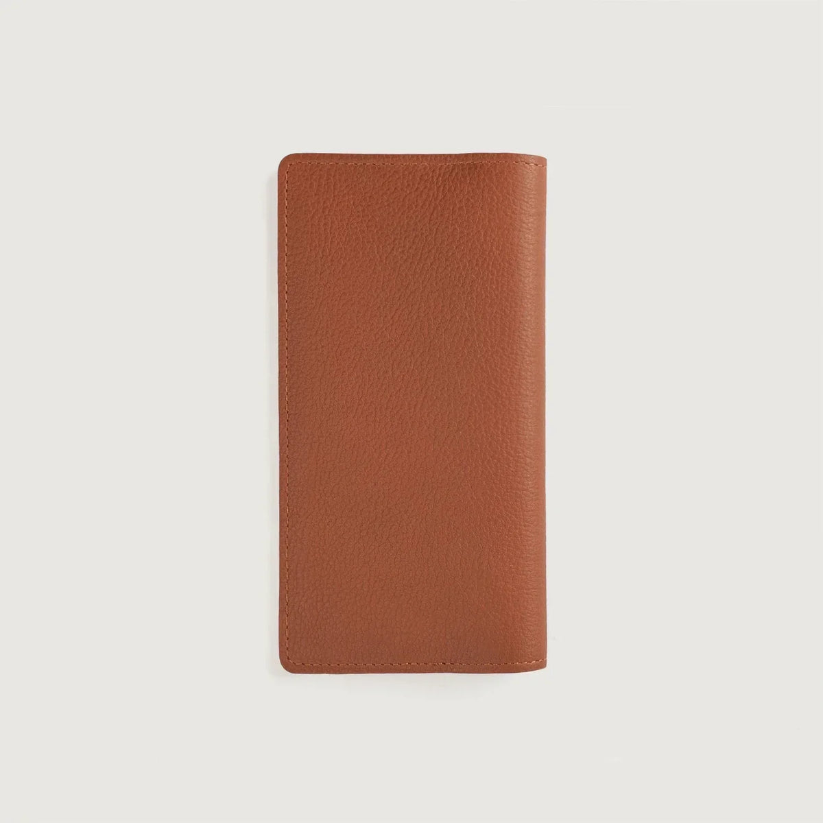 Brex Cameron Brown Leather Long Wallet - brown long leather wallet, view 2