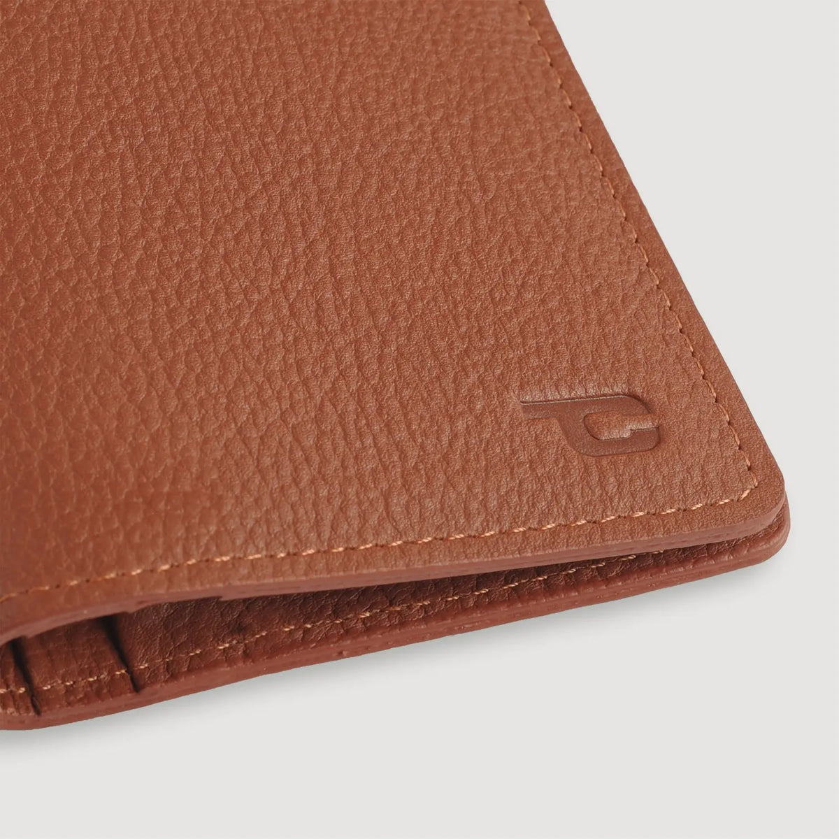 Brex Cameron Brown Leather Long Wallet - brown long leather wallet, view 6