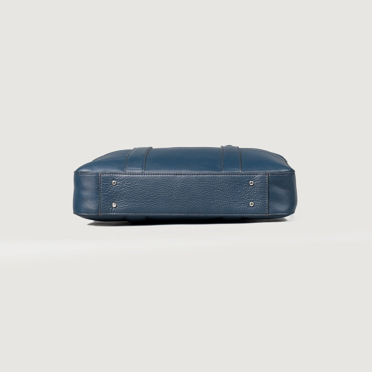 Brex Captain Midnight Blue Leather Briefcase - midnight blue leather briefcase, view 7