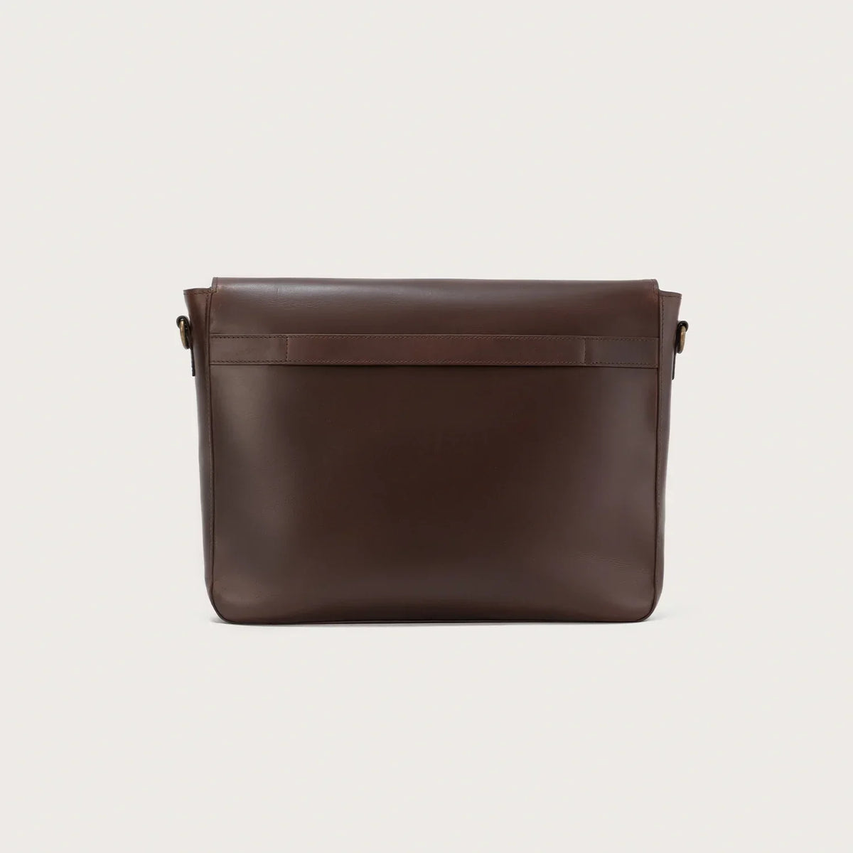 Brex Carismatico Vintage Brown Leather Messenger Bag - brown vintage leather messenger bag, view 3