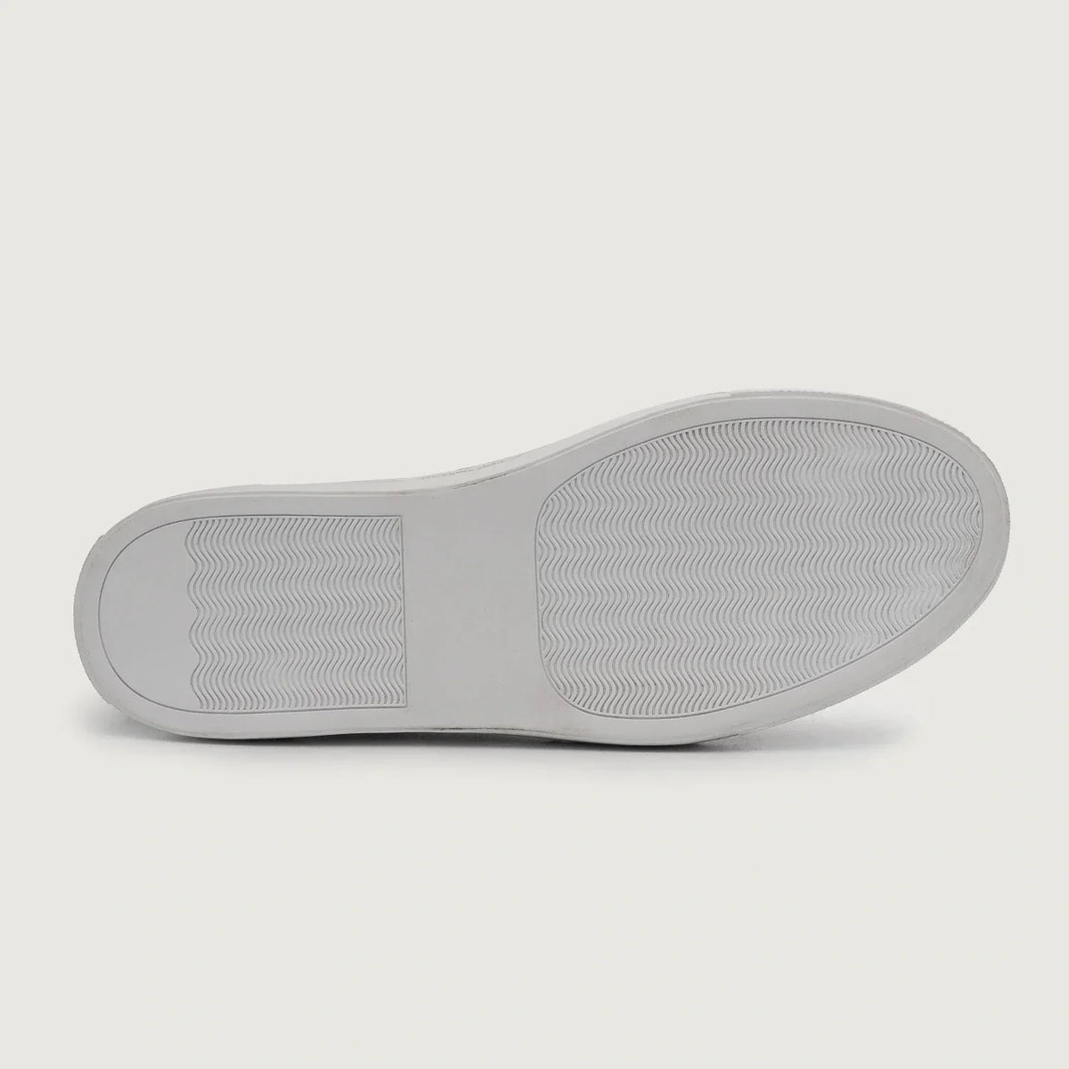 Carter Runn White Leather Sneakers - men's sneakers in white genuine leather, view 5
