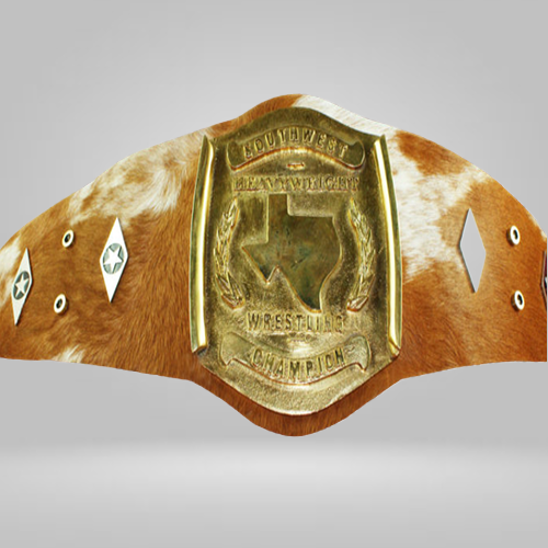 Cast SouthWest Heavyweight Wrestling Championship Inspired Belt - photo 1 of 3 | Brex International