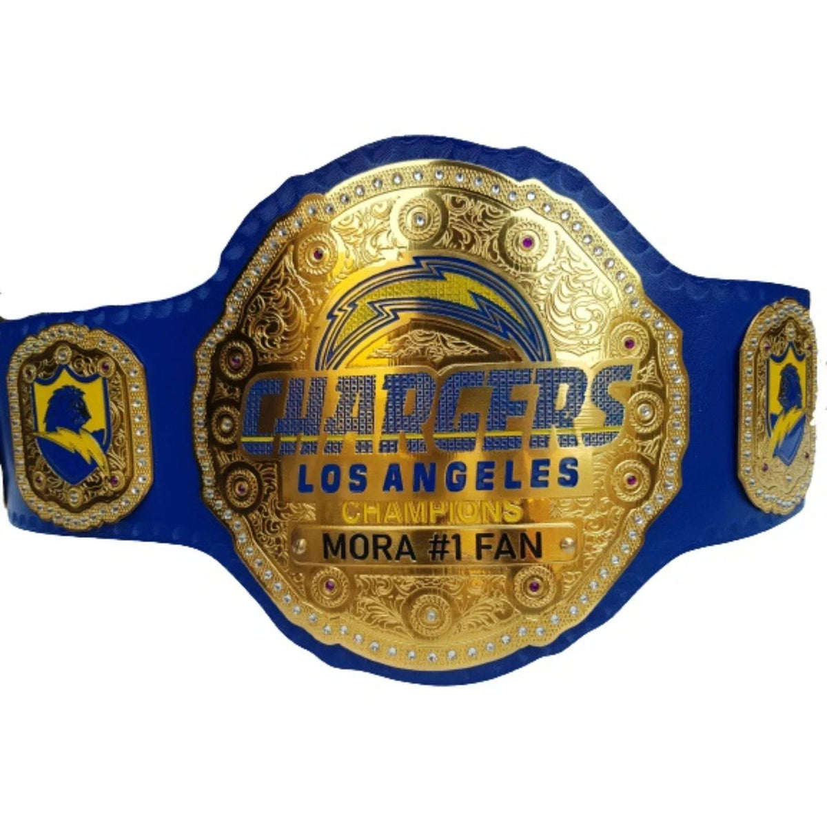 Chargers Los Angles Championship Inspired Collectible Title Belt - photo 1 of 4 | Brex International