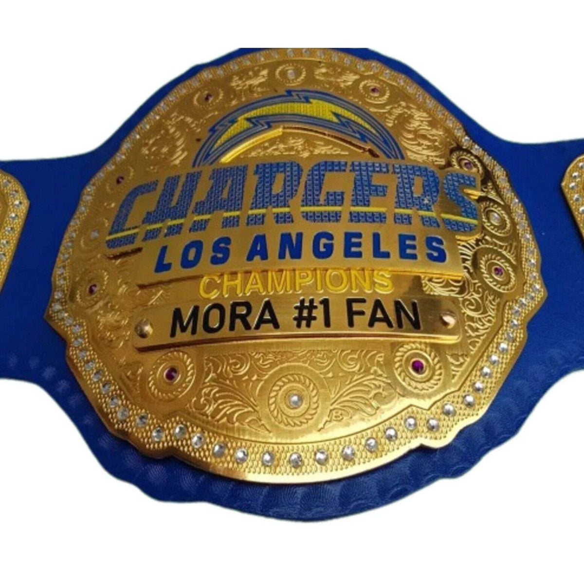 Chargers Los Angles Championship Inspired Collectible Title Belt - photo 2 of 4 | Brex International