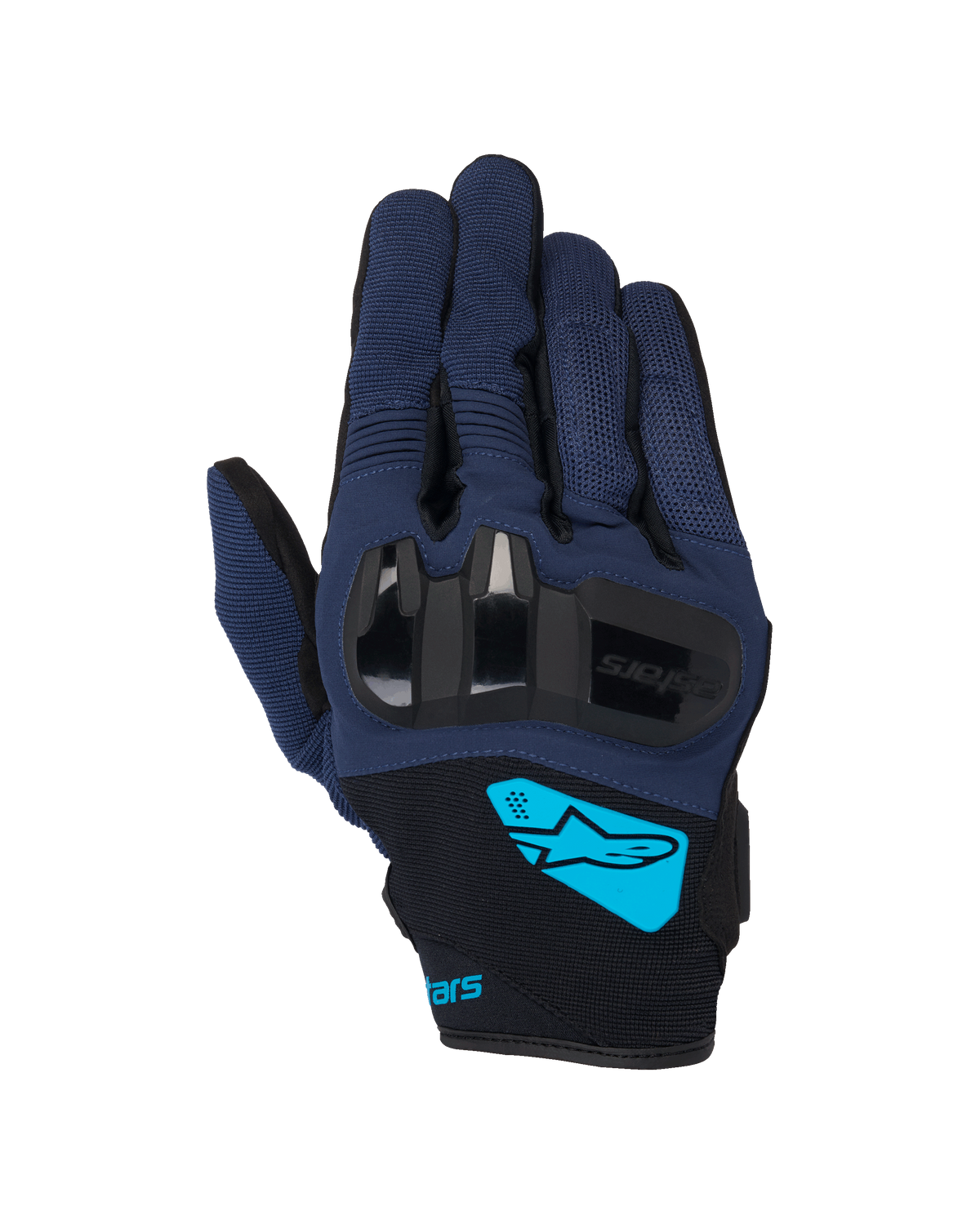 Chrome V2 Gloves - Dark Blue/Hawaiian Ocean - Alpinestars motorcycle gloves, view 1