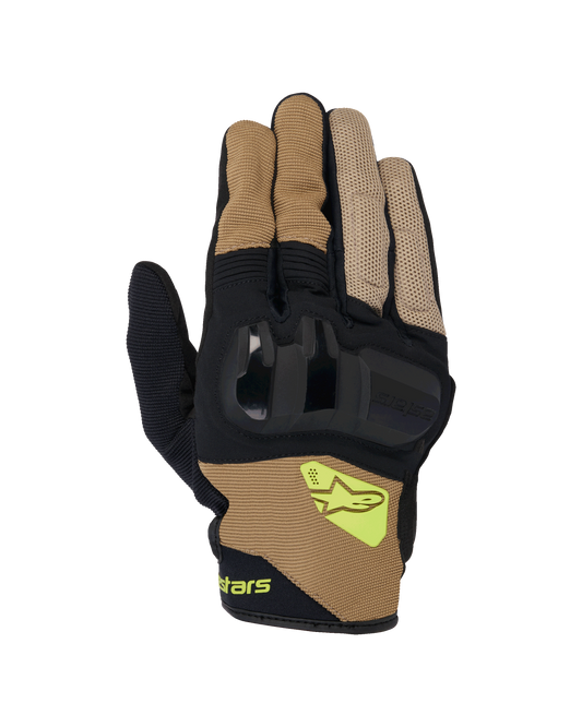 Chrome V2 Gloves - Dark Khaki/Black - Alpinestars motorcycle gloves, view 1