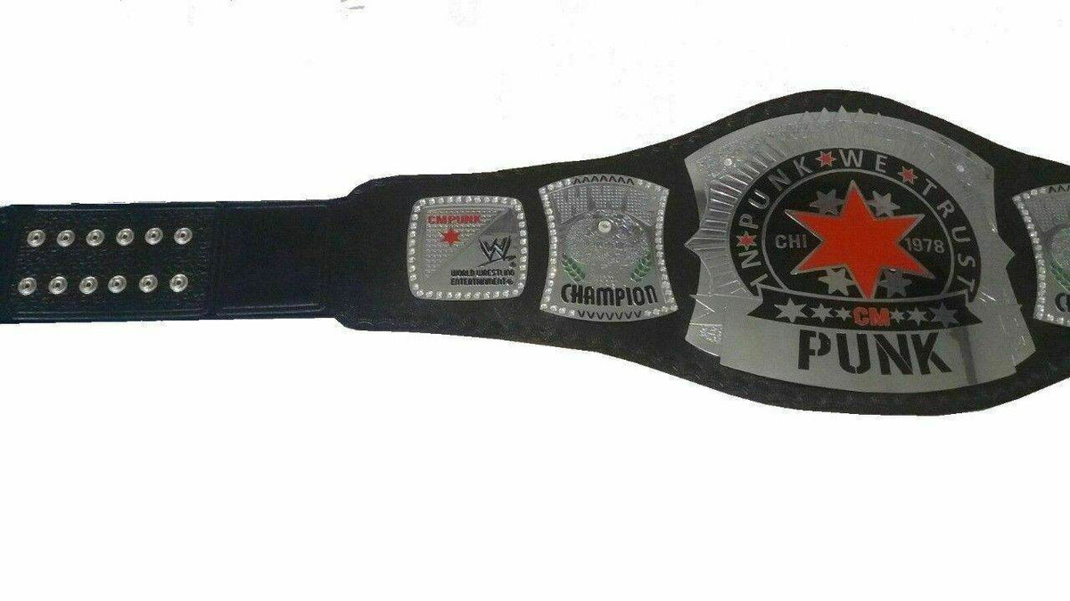 CM Punk Heavyweight Wrestling Championship Inspired Belt Adult Size - photo 2 of 6 | Brex International