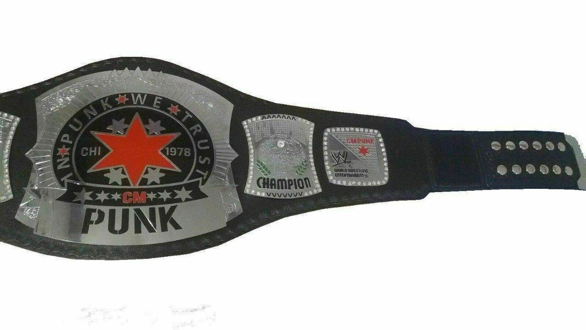 CM Punk Heavyweight Wrestling Championship Inspired Belt Adult Size - photo 6 of 6 | Brex International