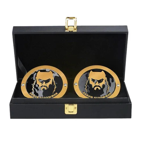 Collectible Braun Strowman Side Plates Championship Inspired Box Set - photo 1 of 1 | Brex International