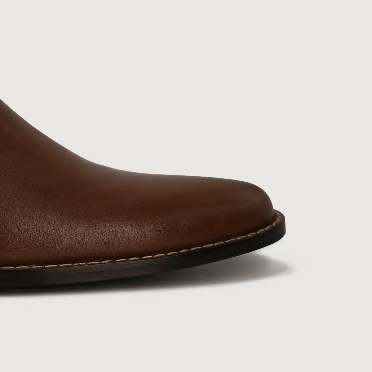 Corry Chukka Brown Leather Boots - men's boots in brown genuine leather, view 5