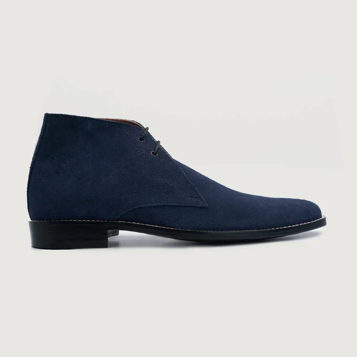 Corry Chukka Midnight Blue Suede Leather Boots - men's boots in midnight blue suede leather, view 2