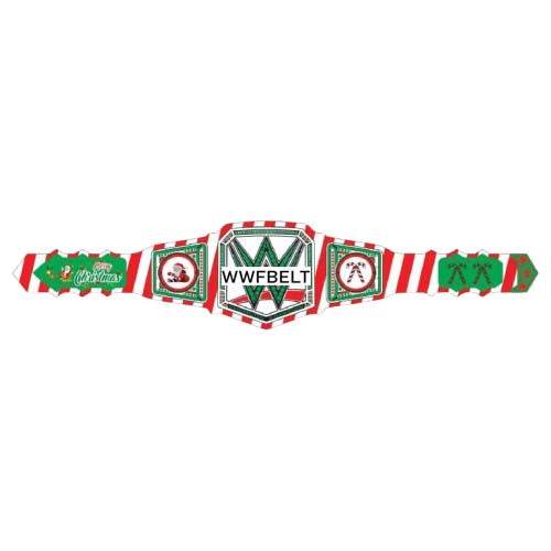 Custom WWE Happy Christmas Champion Inspired Collectible Title Belt - photo 1 of 7 | Brex International