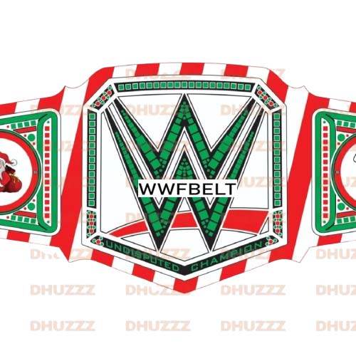 Custom WWE Happy Christmas Champion Inspired Collectible Title Belt - photo 2 of 7 | Brex International