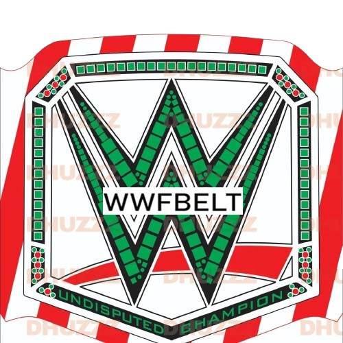 Custom WWE Happy Christmas Champion Inspired Collectible Title Belt - photo 3 of 7 | Brex International