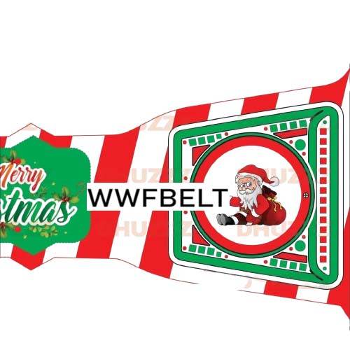 Custom WWE Happy Christmas Champion Inspired Collectible Title Belt - photo 4 of 7 | Brex International