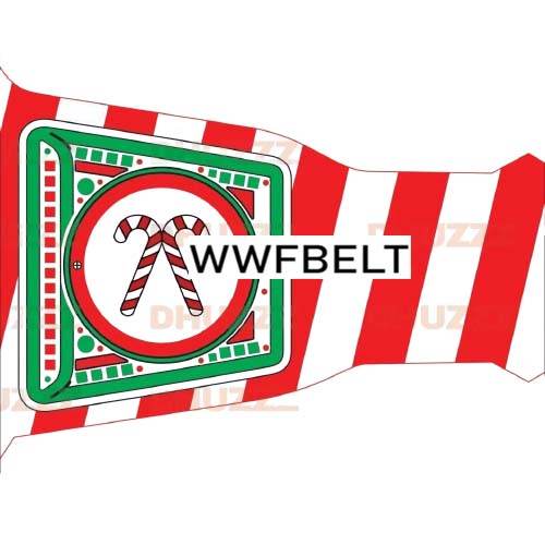 Custom WWE Happy Christmas Champion Inspired Collectible Title Belt - photo 5 of 7 | Brex International