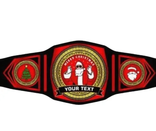 Customized Christmas Championship Inspired Collectible Title Belt - photo 6 of 7 | Brex International