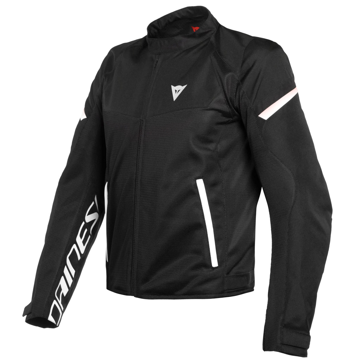 Dainese Bora Air Textile Jacket - Black / White - Dainese motorcycle jacket, view 1