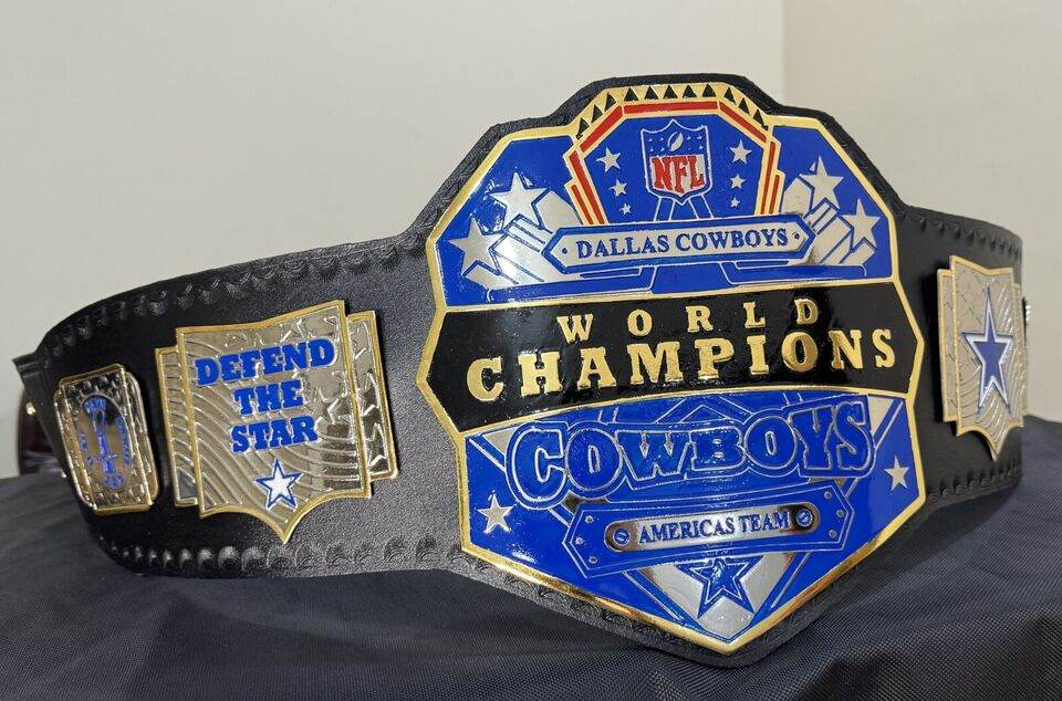 Dallas Cowboys Championship Belt 2mm brass adult size Inspired Belt - photo 2 of 4 | Brex International