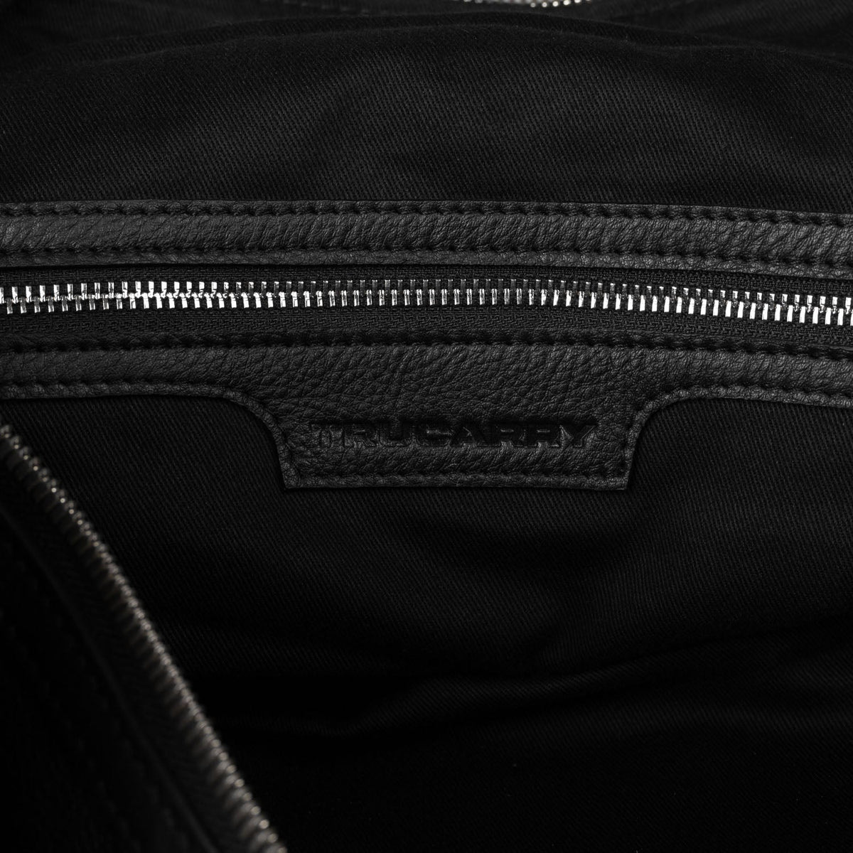 Brex Darrio Black Leather Duffle Bag - black leather duffle bag, view 7